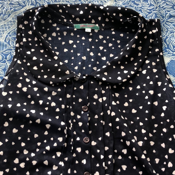 Heart Polka Dot blouse - Picture 2 of 3